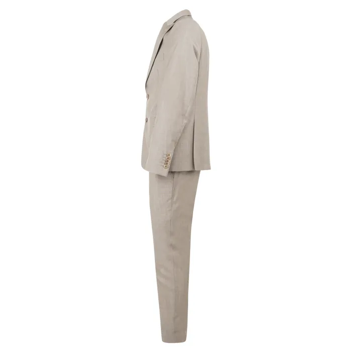 Havana & Co - Abito beige in lana monopetto per uomo | h5091 a5315 15