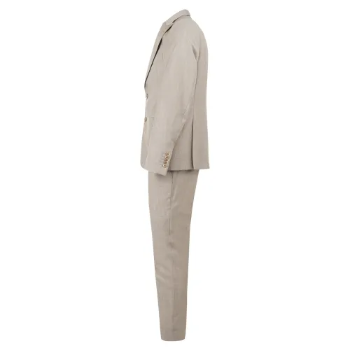 Havana & Co - Abito beige in lana monopetto per uomo | h5091 a5315 15