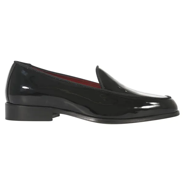 Calzoleria Marini - Mocassino vernice nero per uomo | cr1932/451 vernice nero