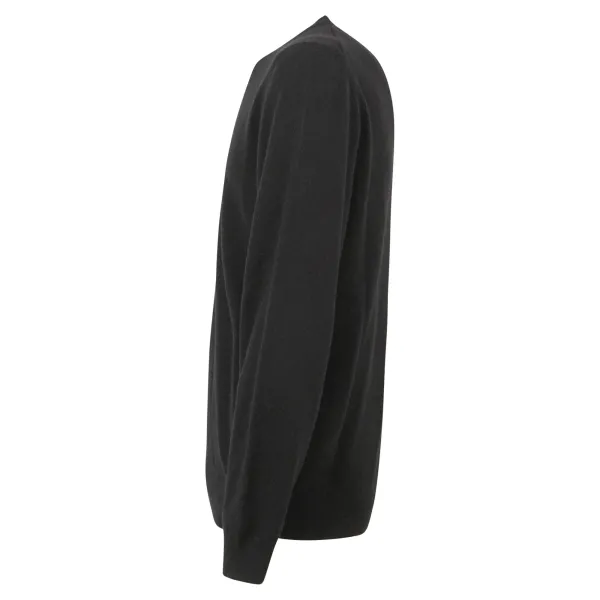 +39 Masq - Maglione girocollo nero in cashmere per uomo | masq9900-12-00 900nero 2