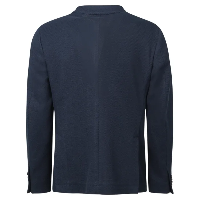 Sartoria Latorre - Giacca blu lavorata per uomo | jf84 je5133/6