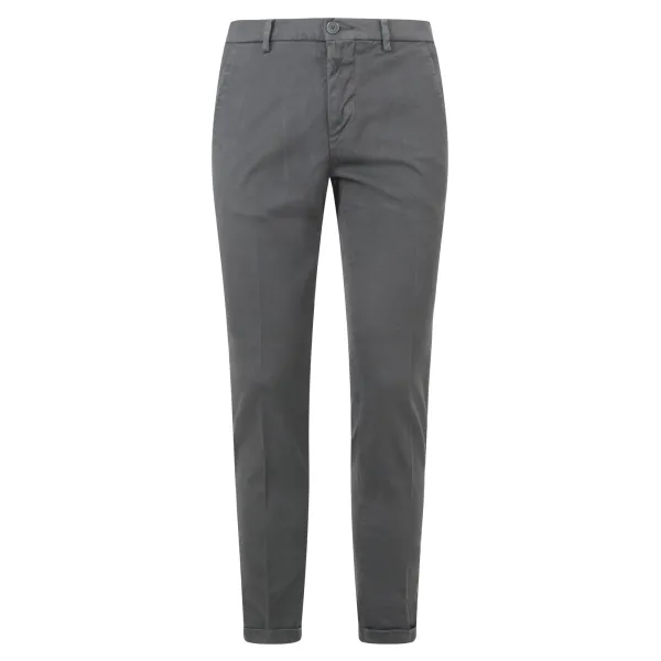 Luca Bertelli - Pantalone grigio tasca a filo slim fit per uomo | p1904tom