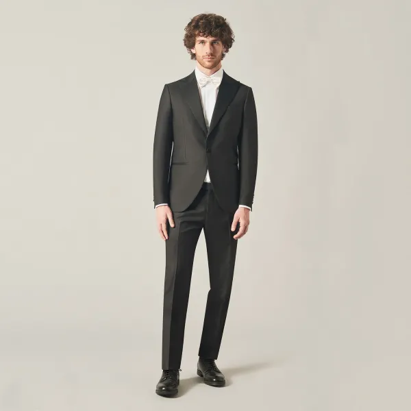 Sartoria Latorre Cerimonia - Abito Smoking rever a lancia per uomo | 