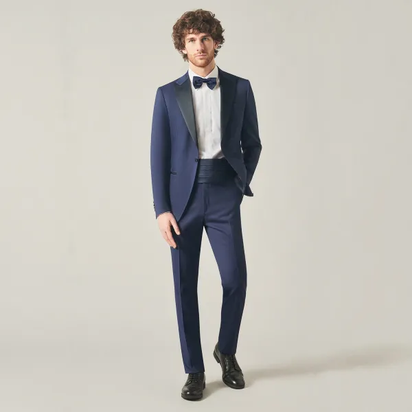 Sartoria Latorre Cerimonia - Abito Smoking rever a lancia per uomo | 