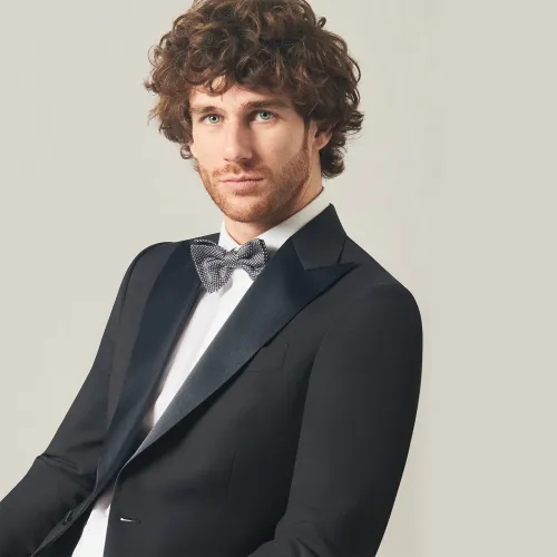 Sartoria Latorre Cerimonia - Abito Smoking rever a lancia per uomo | 