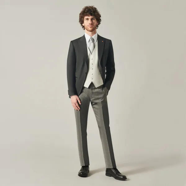 Sartoria Latorre Cerimonia - Abito Smoking rever a lancia per uomo | 