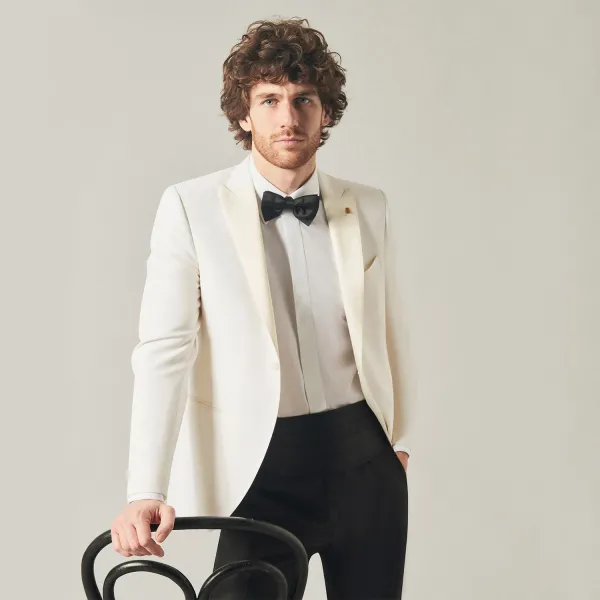 Sartoria Latorre Cerimonia - Abito Smoking rever a lancia per uomo |  2