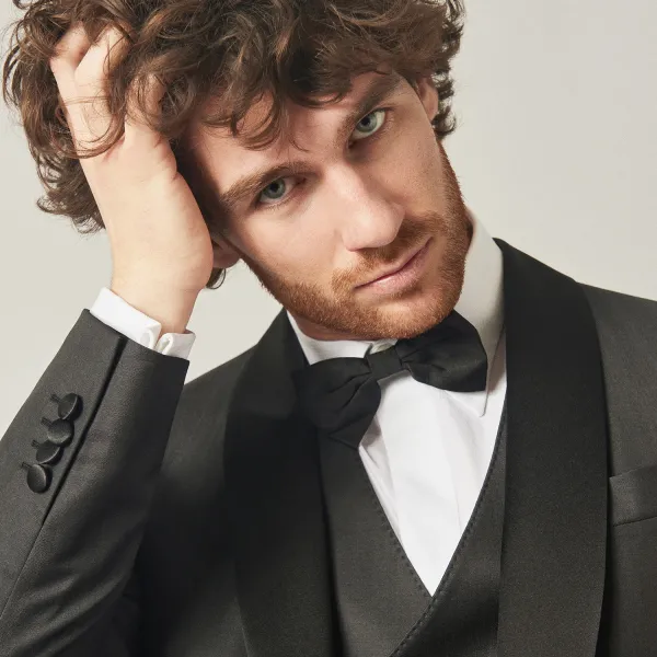 Sartoria Latorre Cerimonia - Abito Smoking sciallato per uomo |  2