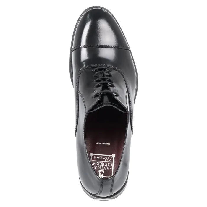 Antica Cuoieria - Stringata derby pelle nera per uomo | 22545-l-s67