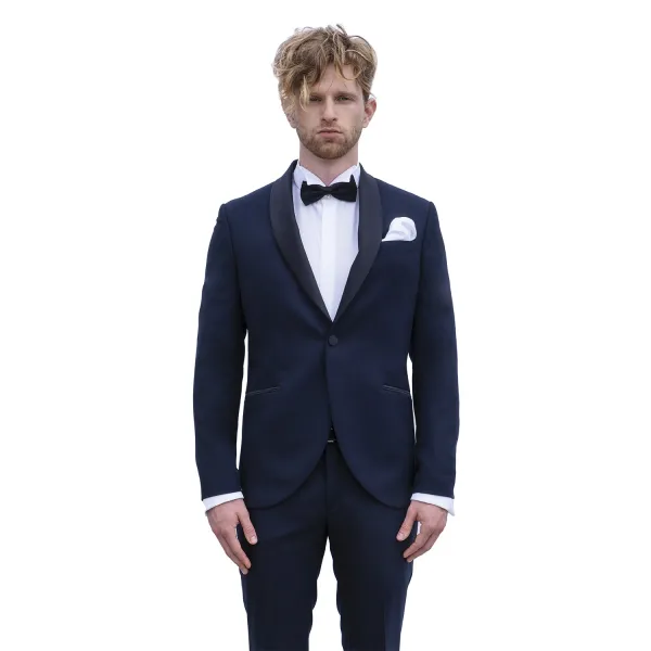 Angelo Toma - Abito smoking con rever sciallato per uomo | 