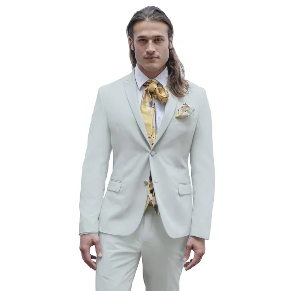 Angelo Toma - Abito smoking con rever a lancia per uomo | 