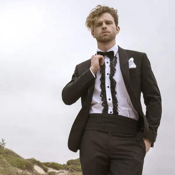 Angelo Toma - Abito Smoking con rever sciallato per uomo |  2