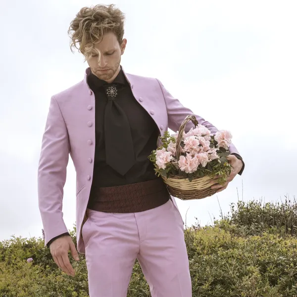 Angelo Toma - Abito Coreano con bottoni per uomo |  2