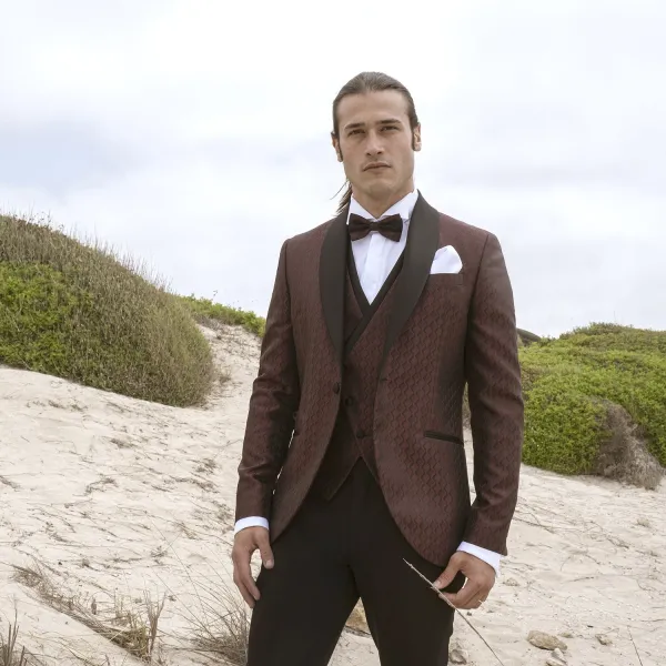 Angelo Toma - Abito smoking con rever sciallato per uomo |  2