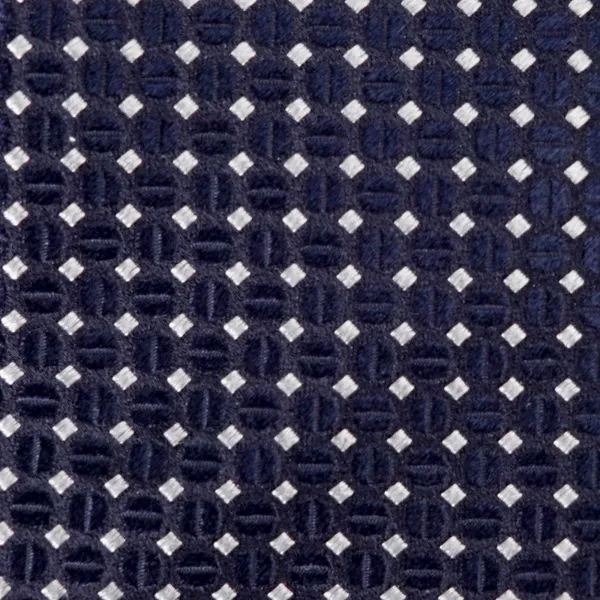 Altea - Cravatta blu con motivi geometrici ricamati per uomo | 2221350 05 ticino 2