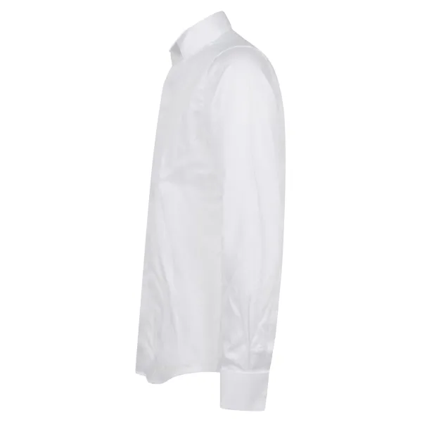 Lavorazione Sartoriale - Camicia bianca diplomatica abbotonatura nascosta 2