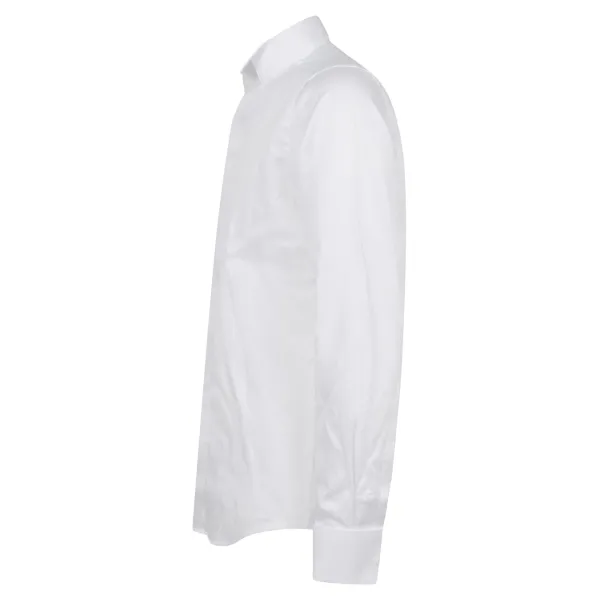 Lavorazione Sartoriale - Camicia bianca diplomatica abbotonatura nascosta slim 2