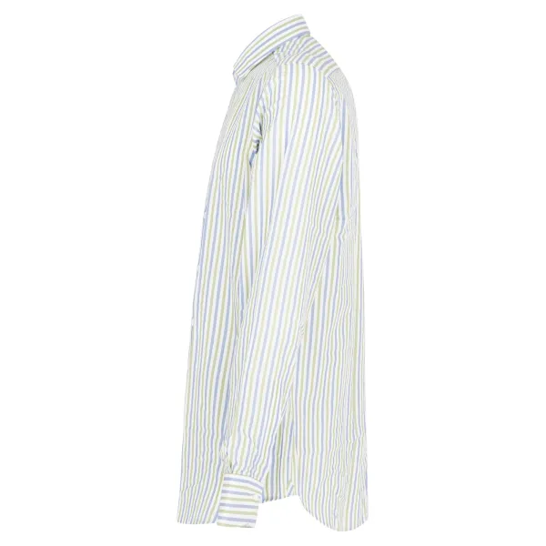 Lavorazione Sartoriale - Camicia multicolore a righe custom fit per uomo | 2