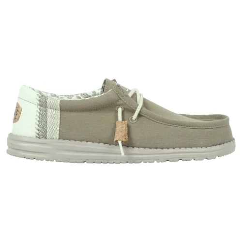 Hey Dude - Slip on verde in cotone biologico con memory per uomo | 40015-3vg