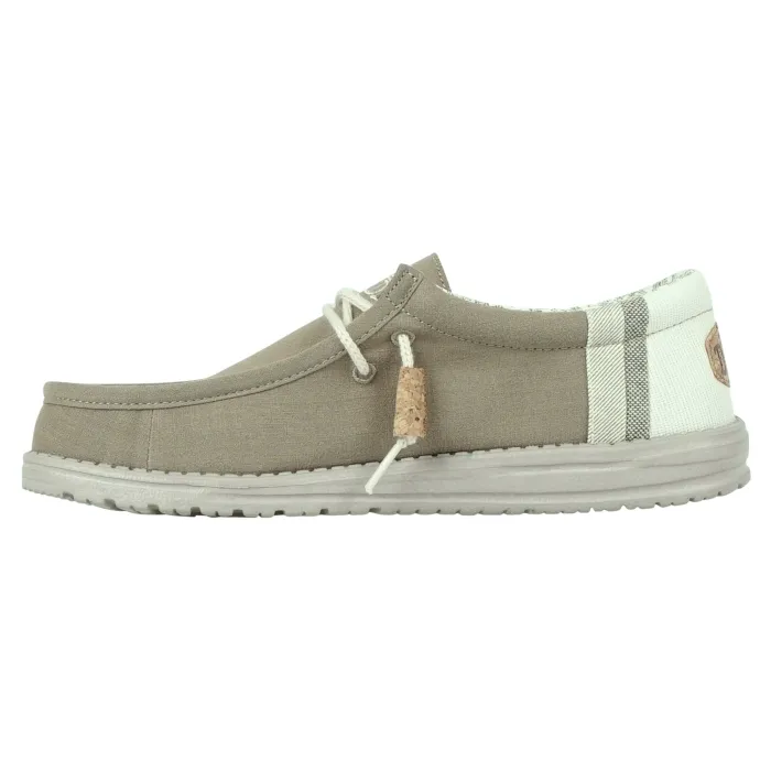 Hey Dude - Slip on verde in cotone biologico con memory per uomo | 40015-3vg