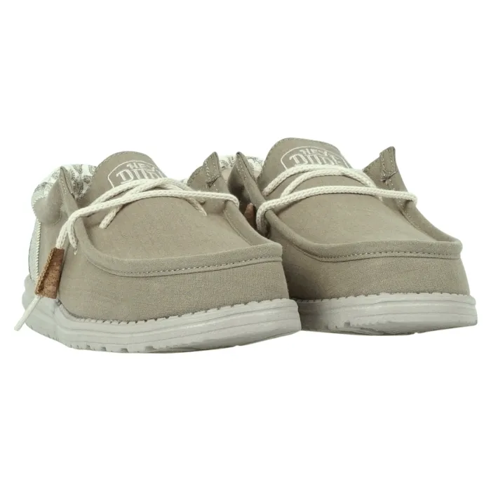 Hey Dude - Slip on verde in cotone biologico con memory per uomo | 40015-3vg