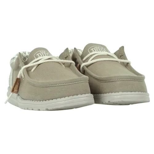 Hey Dude - Slip on verde in cotone biologico con memory per uomo | 40015-3vg