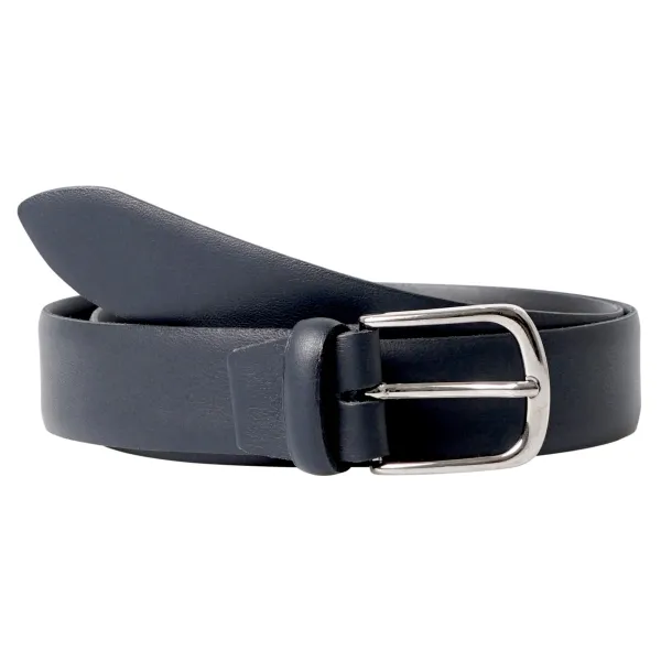 Italian Belts - Cintura blu in pelle spatolata per uomo | 03/35 blu