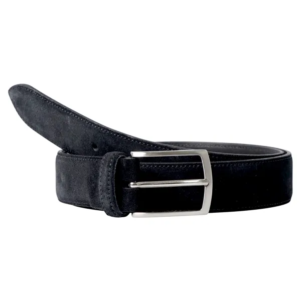 Italian Belts - Cintura blu in pelle scamosciata per uomo | 09/35 blu