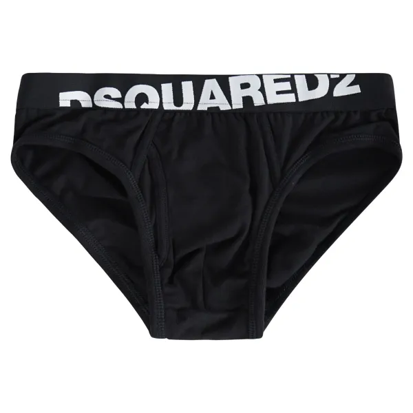 Dsquared2 - Slip nero con elastico dsquared2 per uomo | dcl670030 nero