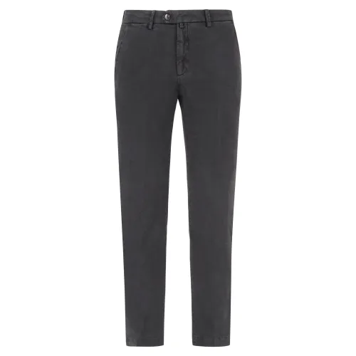 Briglia 1949 - Pantalone nero tasca a filo in cotone per uomo | bg04 423008