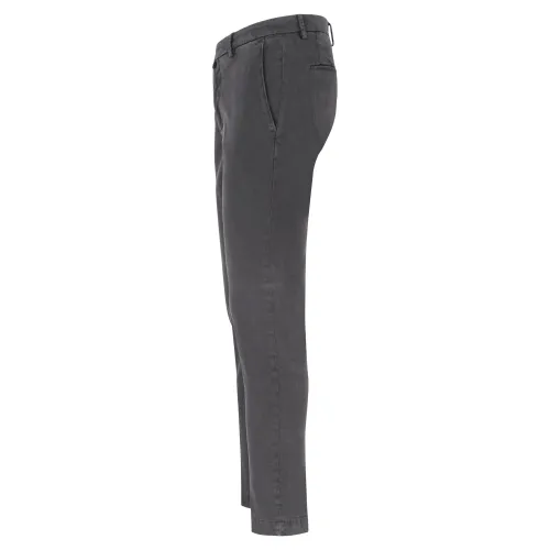 Briglia 1949 - Pantalone nero tasca a filo in cotone per uomo | bg04 423008
