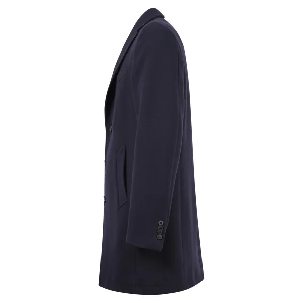 Pal Zileri - Cappotto blu monopetto per uomo | rp900680k-d8493 01 2