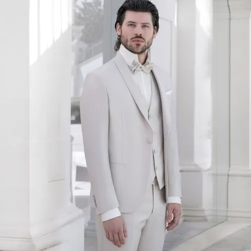 Angelo Toma - Abito smoking scallato per uomo | 