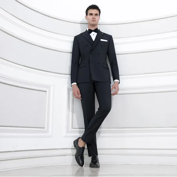 Angelo Toma - Abito smoking con rever a lancia per uomo | 