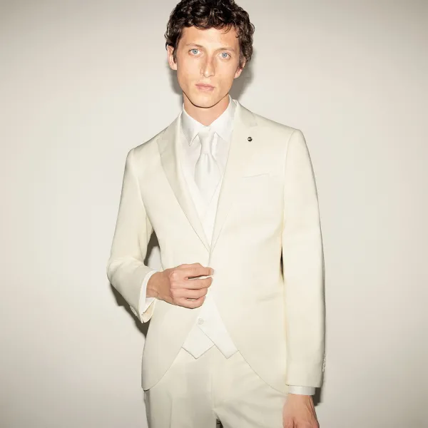 Luigi Bianchi Mantova Flirt - Abito smoking con rever a lancia per uomo | 