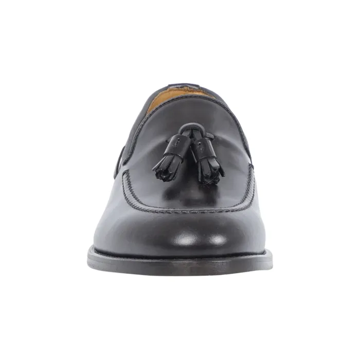 Rossi - Mocassino marrone in pelle con nappine per uomo | 644 chelsea tmoro