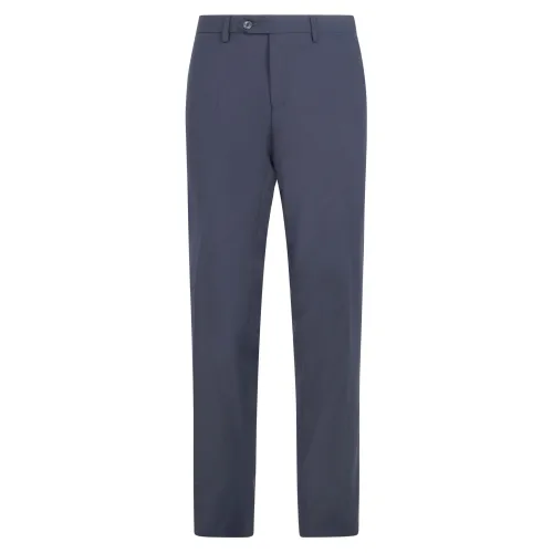 Alessandro Gilles - Abito blu monopetto in lana tinta unita in Drop4 per uomo |