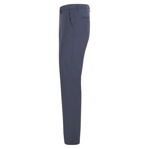 Alessandro Gilles - Abito blu monopetto in lana tinta unita in Drop4 per uomo |