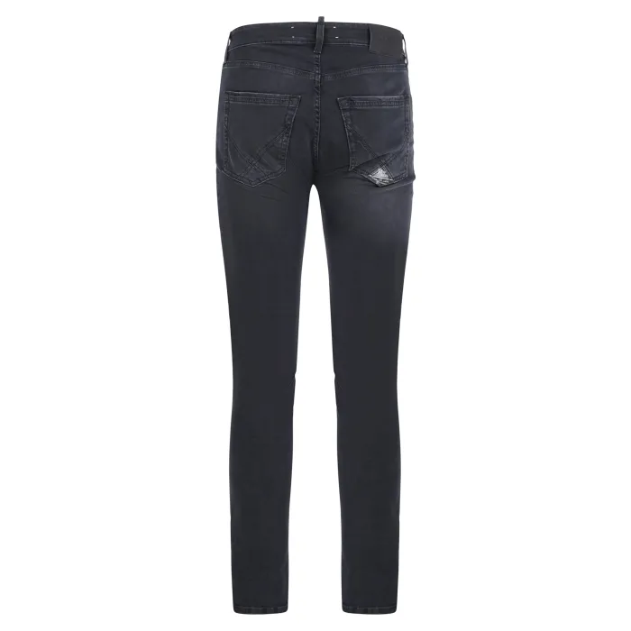 Roy Roger's - Jeans 517 nero 5 tasche skinny fit per uomo | rru076n0960066 c998