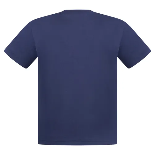 Polo Ralph Lauren - T-shirt blu con logo stampato sul fronte per uomo |