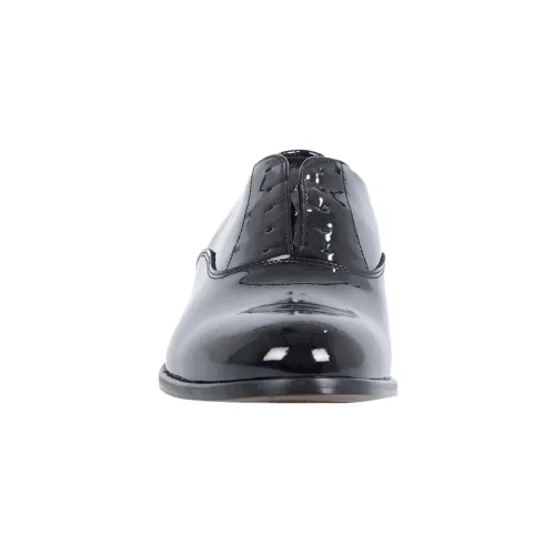 Calzoleria Marini - Scarpa francesina nera in vernice per uomo | cr2203-l/489