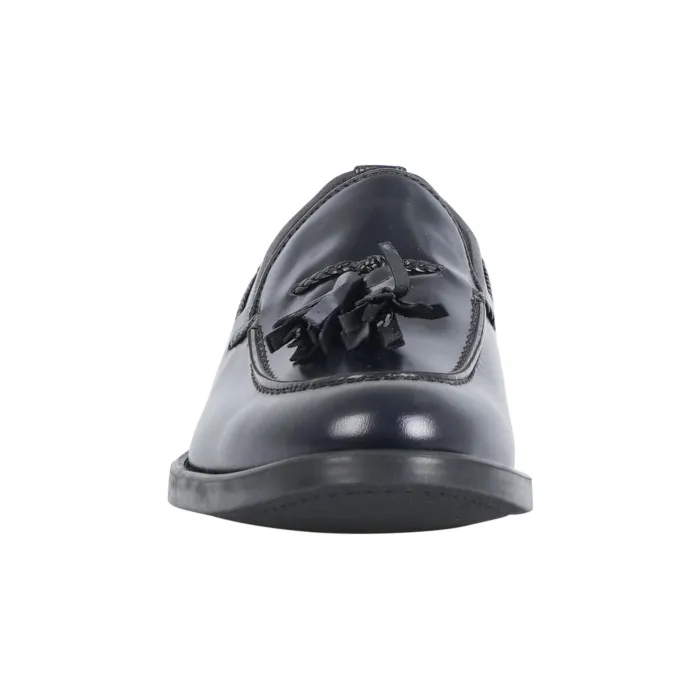 Antica Cuoieria - Mocassino blu pelle nappine per uomo | 22549-l-v62 blu