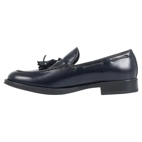 Antica Cuoieria - Mocassino blu pelle nappine per uomo | 22549-l-v62 blu