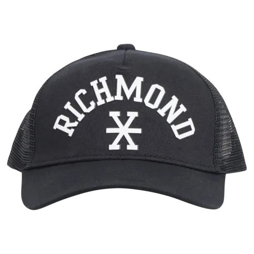 Richmond X - Cappello nero con visiera e retro in retina per uomo |