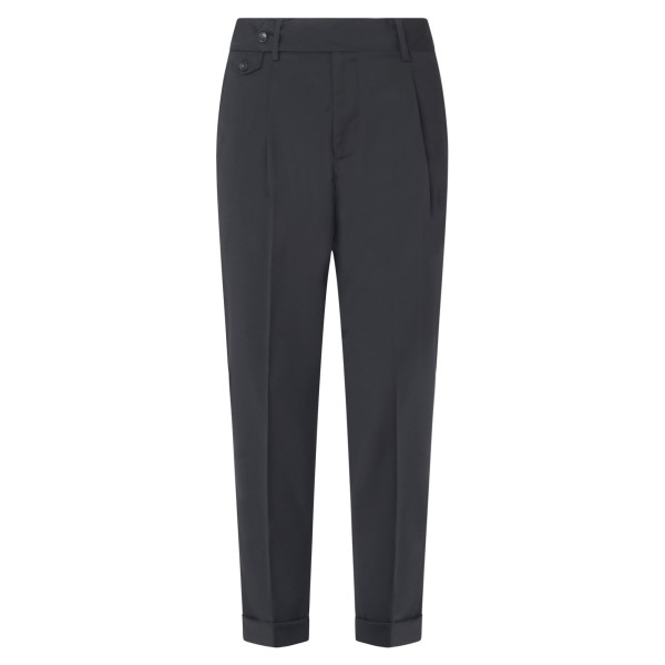 Ungaro Paris - Abito completo celeste monopetto in lana con pantalone nero per