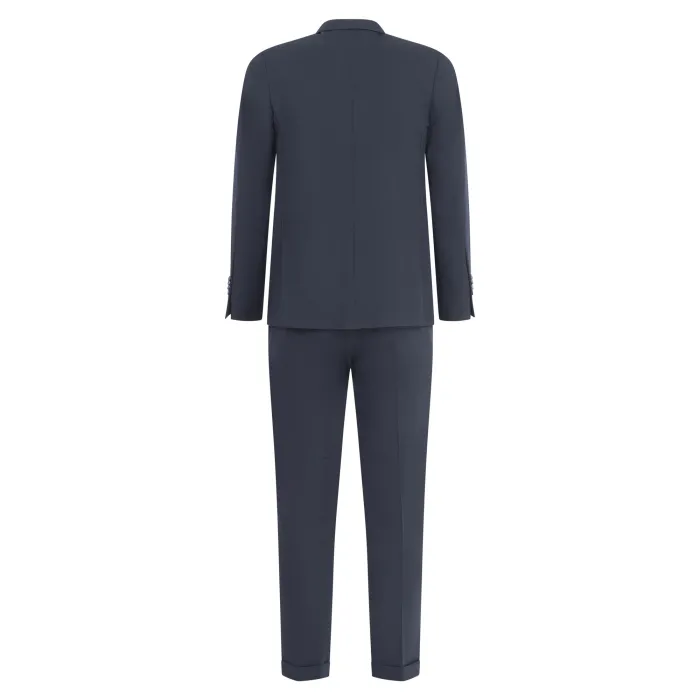 Ungaro Paris - Abito completo blu doppiopetto basso per uomo | u5035 a5196 50blu