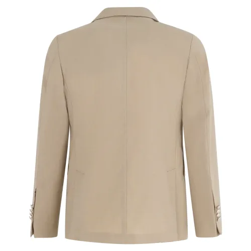Ungaro Paris - Abito completo beige in misto lana doppiopetto basso con bottoni