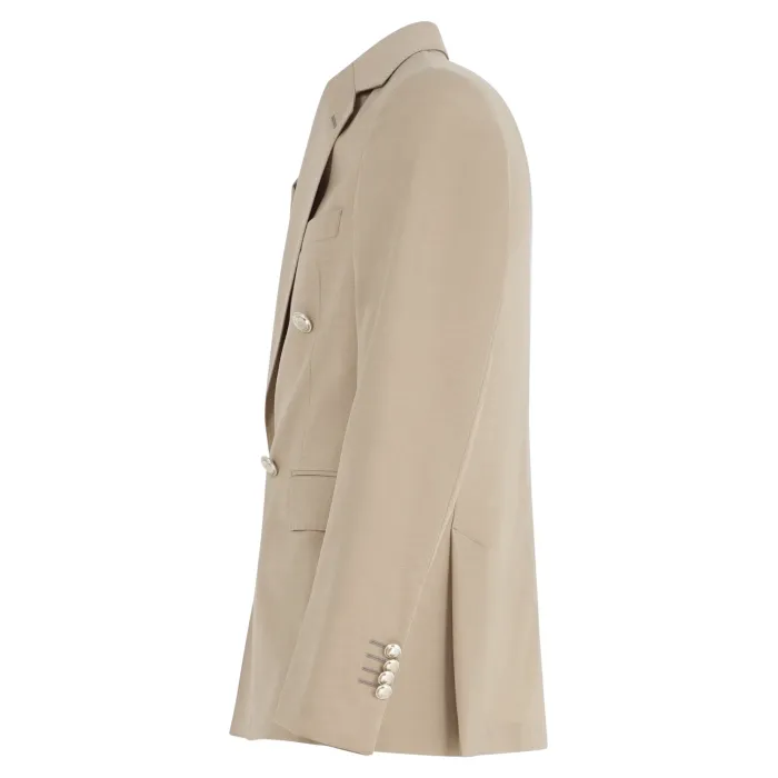 Ungaro Paris - Abito completo beige in misto lana doppiopetto basso con bottoni