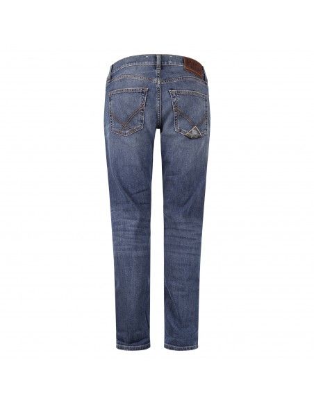 Roy Roger's - Jeans denim tasca a filo slim per uomo | a19rru006d0081117