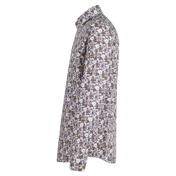 Lavorazione Sartoriale - Camicia multicolor a fantasia floreale in cotone 2